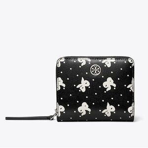 🔥 NWT! Tory Burch bifold zippered wallet. New with tags + Gift wrap!